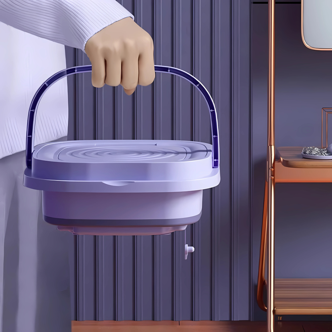 Mini Machine à Laver Compacte – Solution Portable pour Petits Espaces
