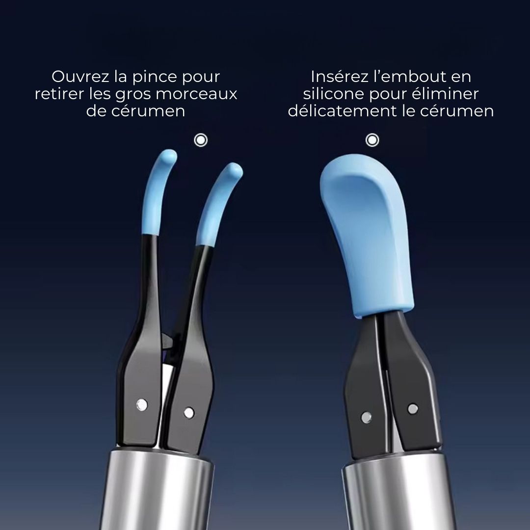 Nettoyeur d’oreilles intelligent sans fil avec caméra (Android/iOS)