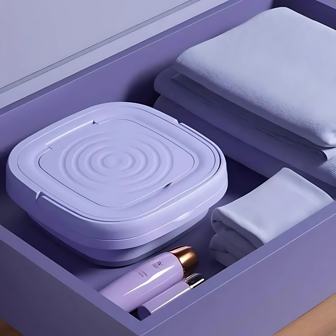Mini Machine à Laver Compacte – Solution Portable pour Petits Espaces