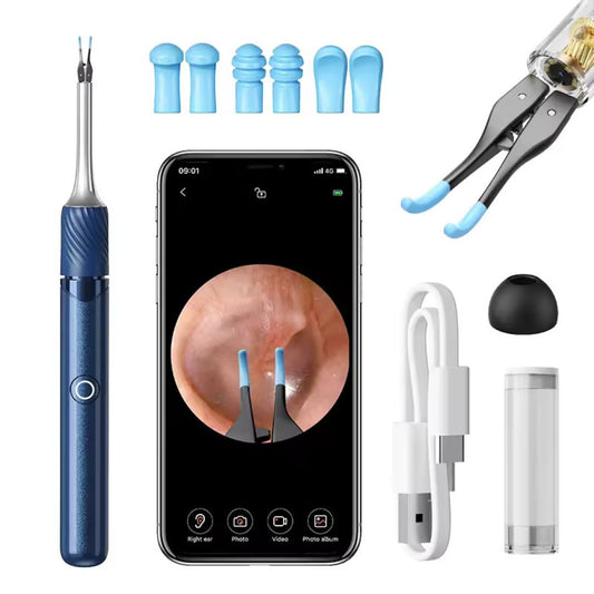 Nettoyeur d’oreilles intelligent sans fil avec caméra (Android/iOS)
