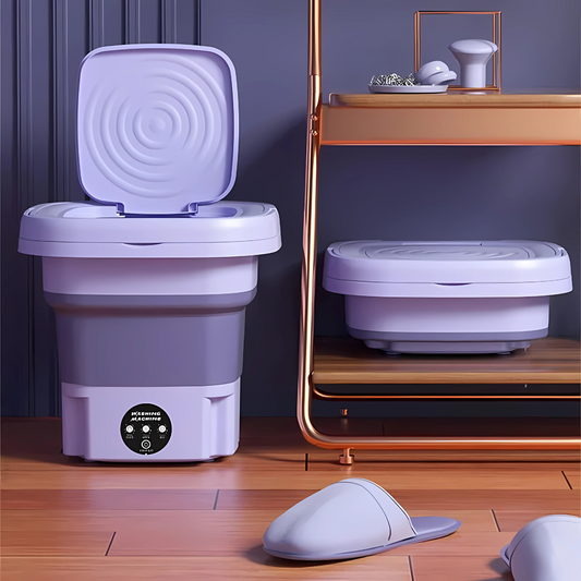 Mini Machine à Laver Compacte – Solution Portable pour Petits Espaces